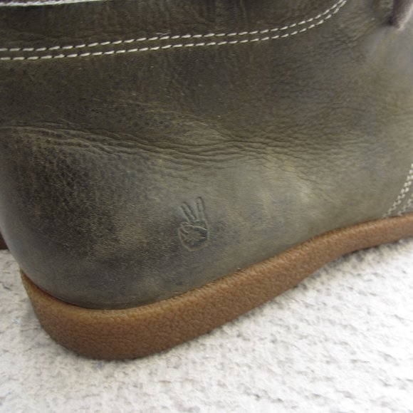 John Varvatos Portland Chukka Boot Mens Size 8.5 Green Leather Suede Ankle Lace main image 4